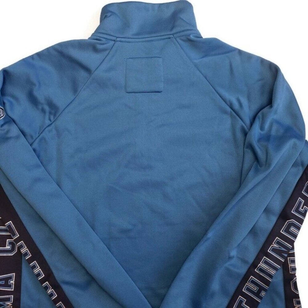 NBA Oklahoma City Thunder Hands High MVP Quarter Zip Pullover Womens S Blue - Picture 5 of 7